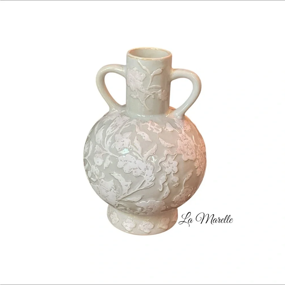 Floral Ceramic Vase - Threshold™ designed with Studio McGee